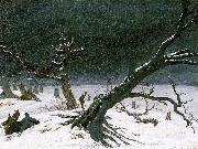 Caspar David Friedrich Winter Landscape oil